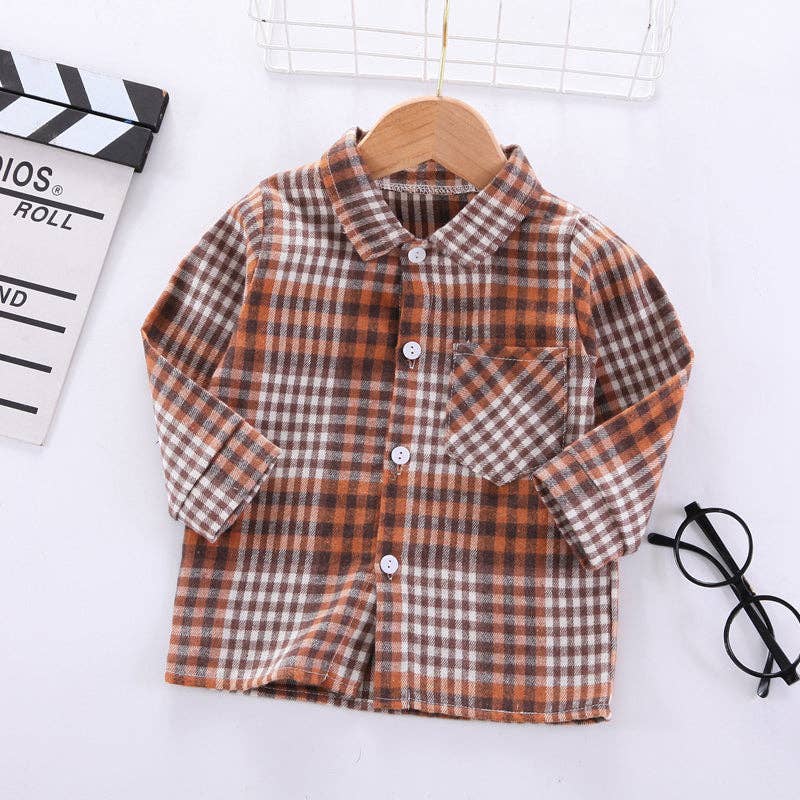 Riggs Plaid Buttondown Top