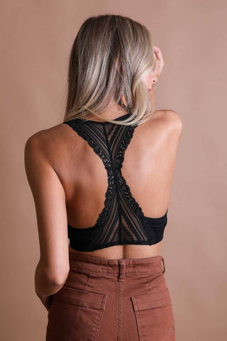 Lace Racerback Bralette | Sage