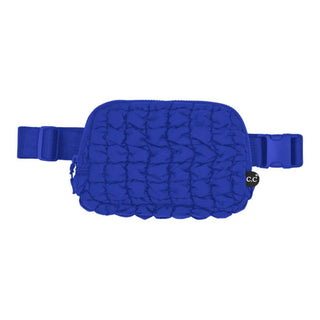 Tina Puffer Quilted Fanny Pack | Rust