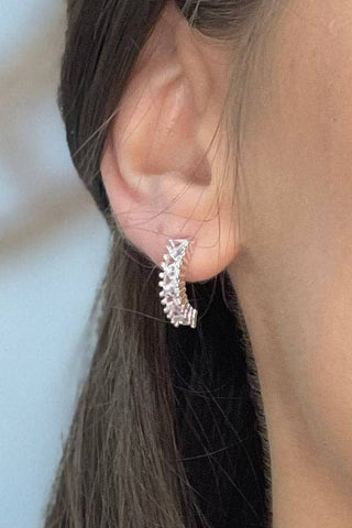 Asher Earrings | Silver