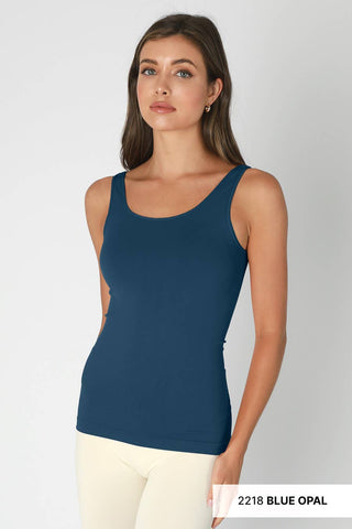 Plain Jersey Tank Top | Black