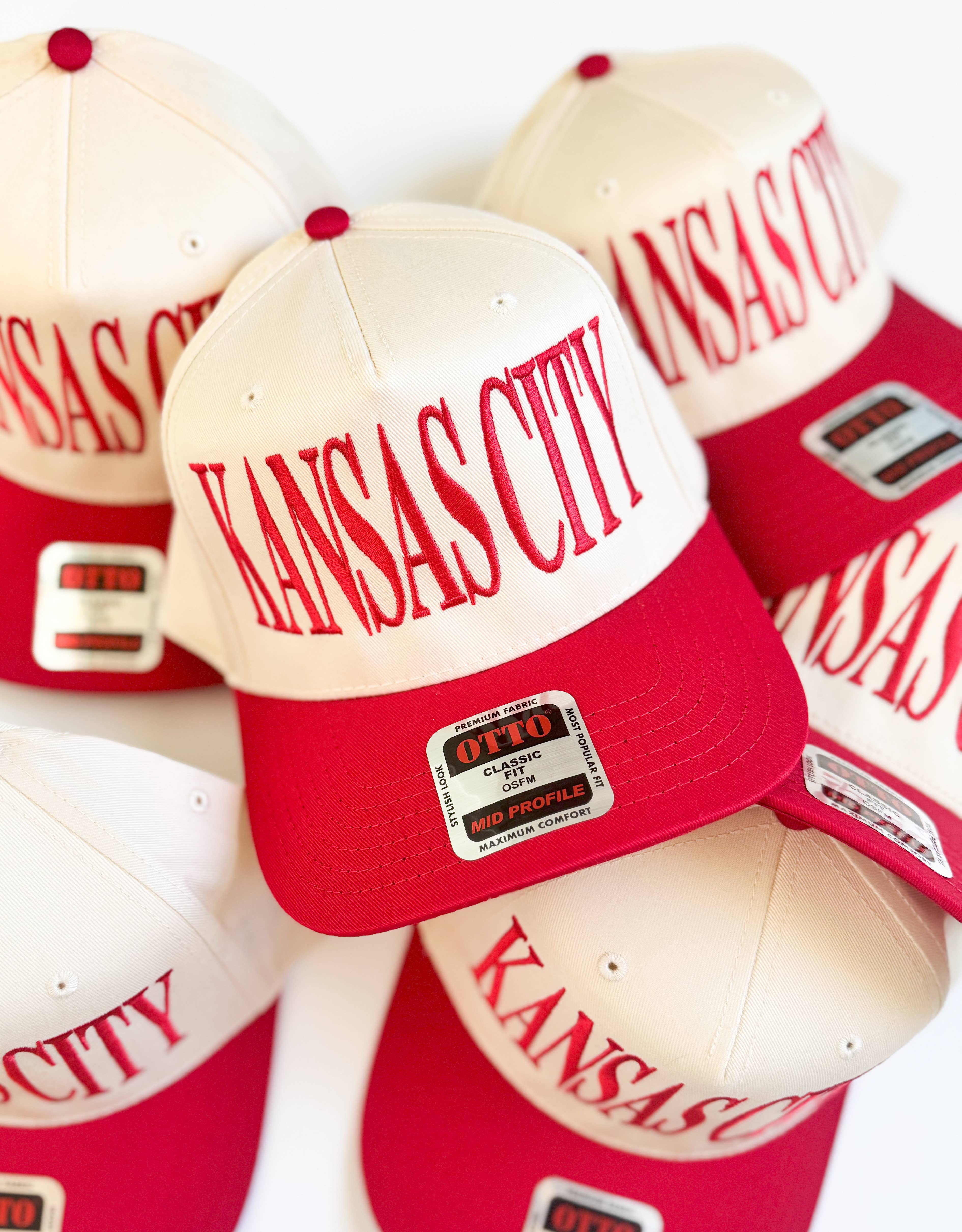Kansas City Vintage Embroidered Trucker Hat