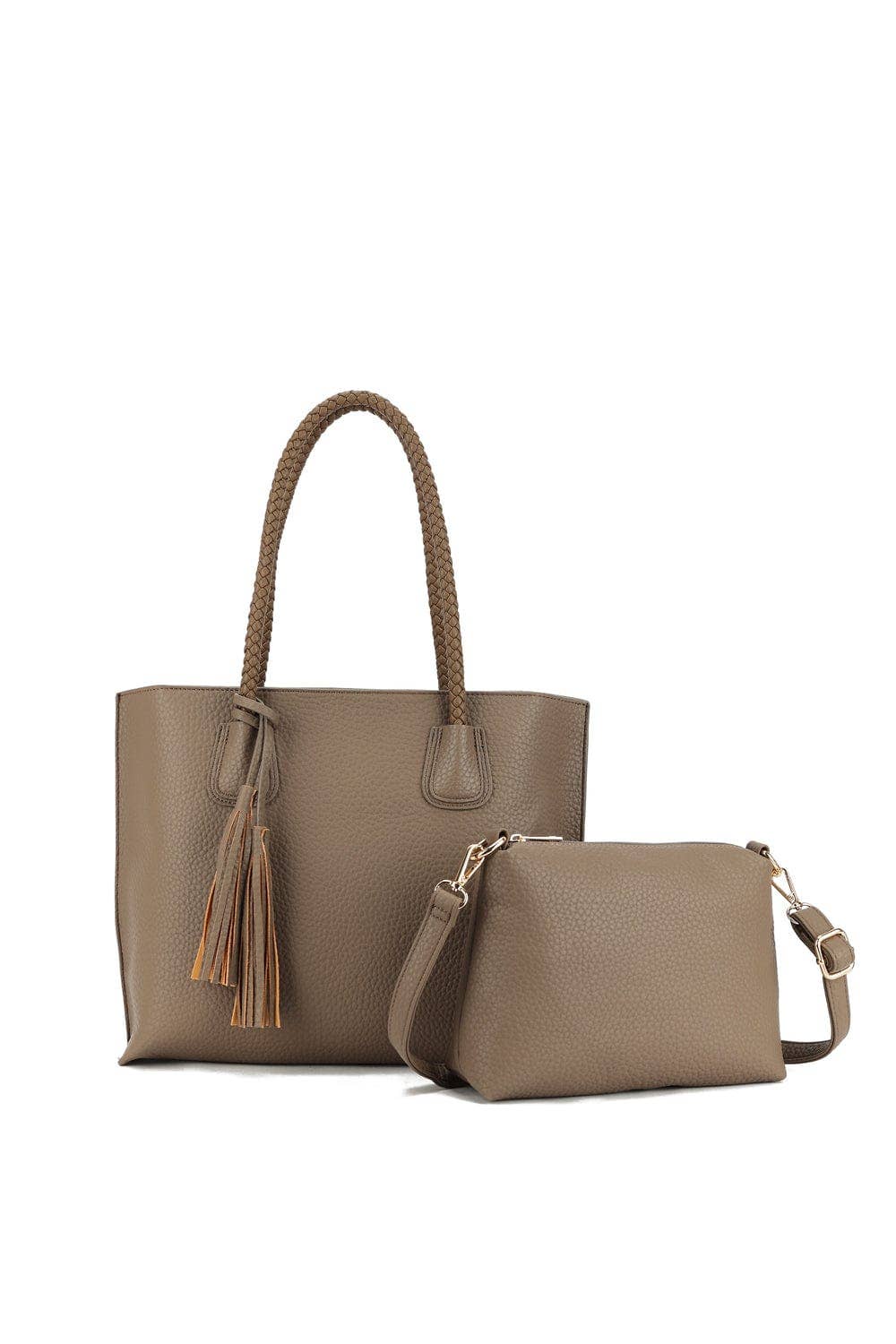 2 in 1 Tote and Crossbody Bag Set | Camel