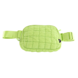 Tina Puffer Quilted Fanny Pack | Pink