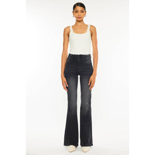 KanCan Ultra High Rise Black Flare Jeans