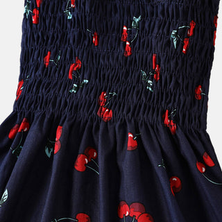 Cherry Smocked Dress