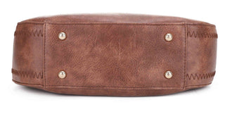 Zane Minimalistic Hobo Bag | Brown