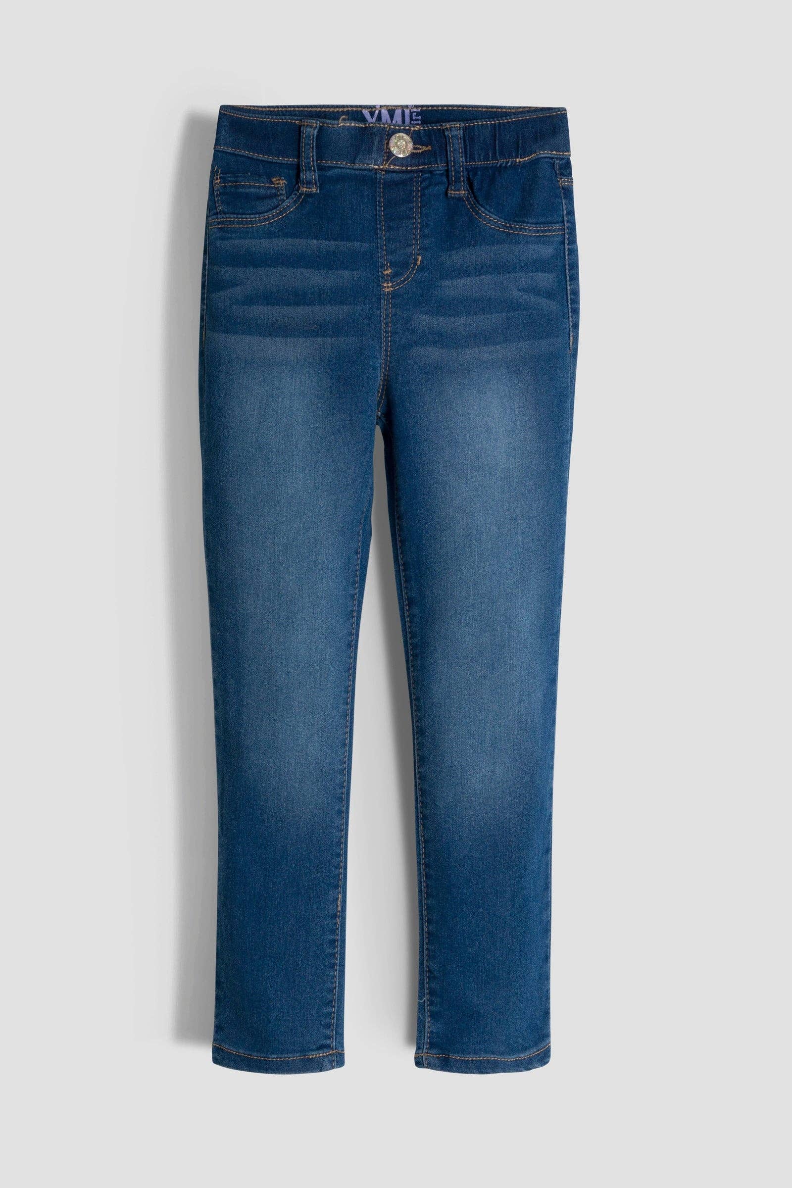 Baby Girls Pull On Skinny Jeans | Dark Wash | Sizes 4-6X