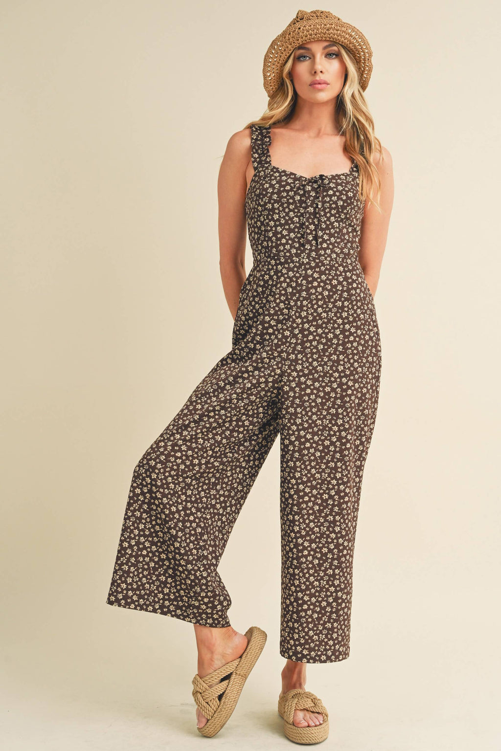 Brandis Jumpsuit | Chocolate