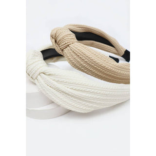 Ribbed Knotted Headband | Multiple Colors