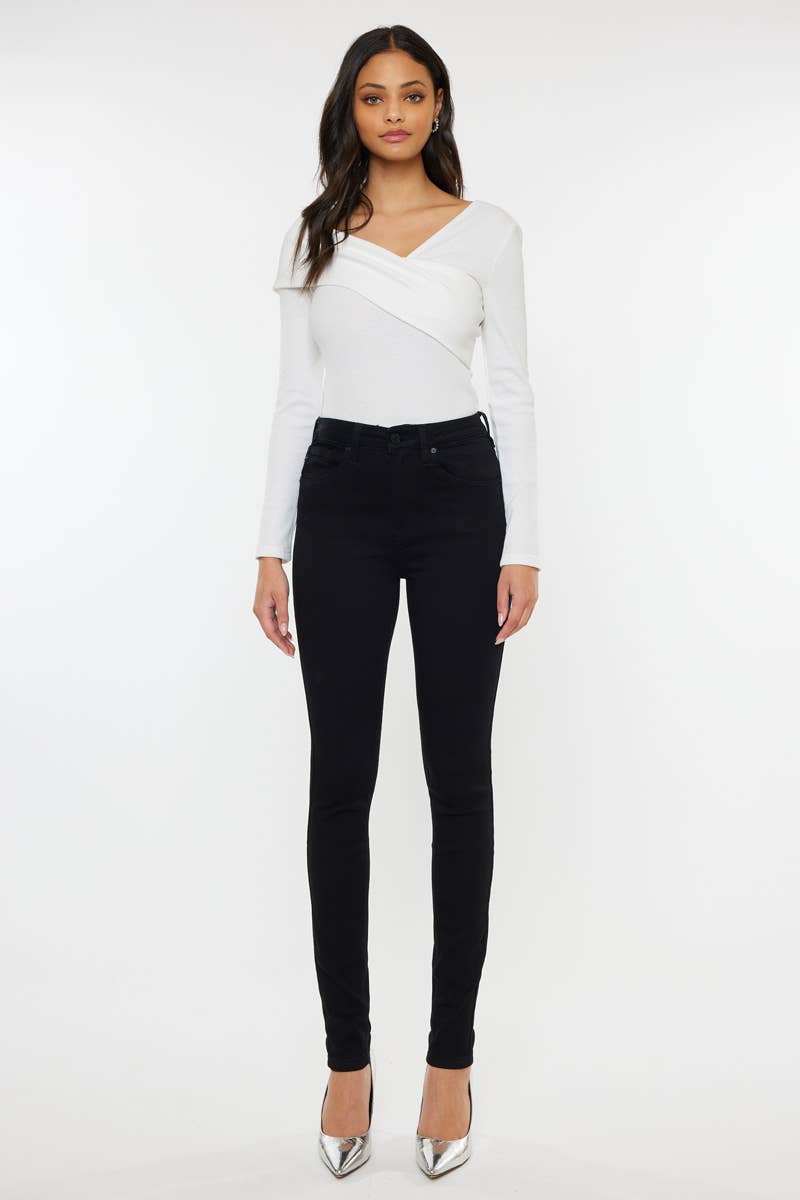 KanCan High Rise Super Skinny - Black