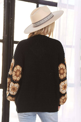 Plus Size Carlie Crochet Cardigan