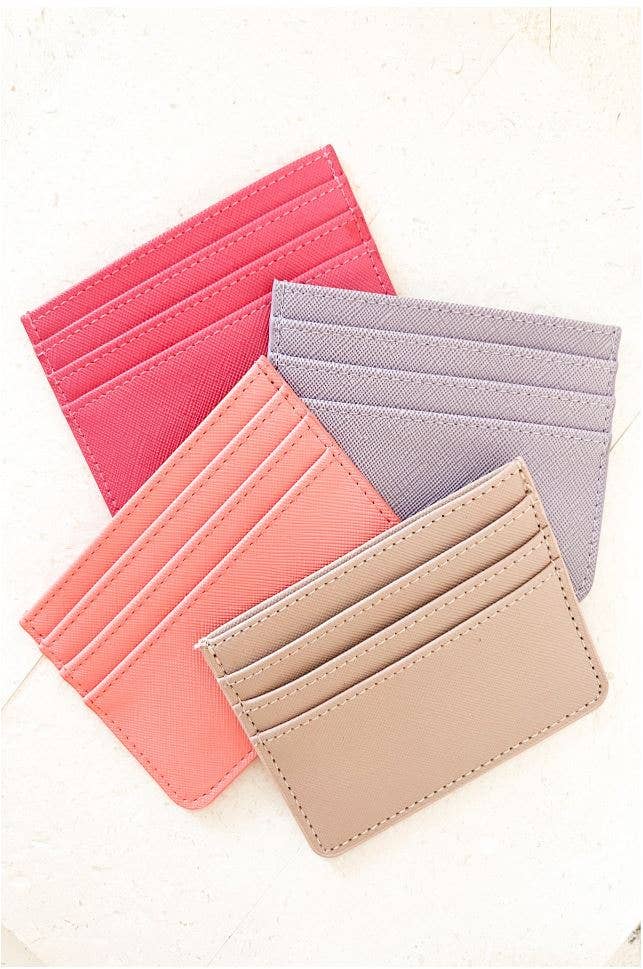 Multi Slotted Cardholder/Wallet | Rose Gold