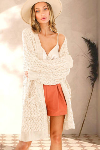 Margot Knitted Cardigan | Mocha