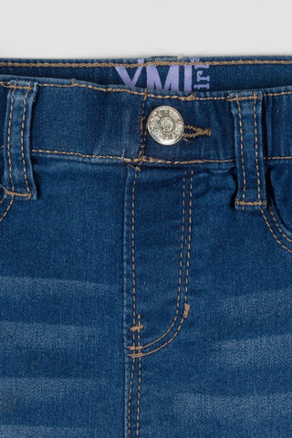 Girls Pull On Skinny Jeans | Dark Wash | Sizes 4-6X