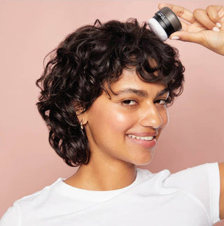 Volumizing Rice Protein Dry Shampoo | Dark Tinted Powder