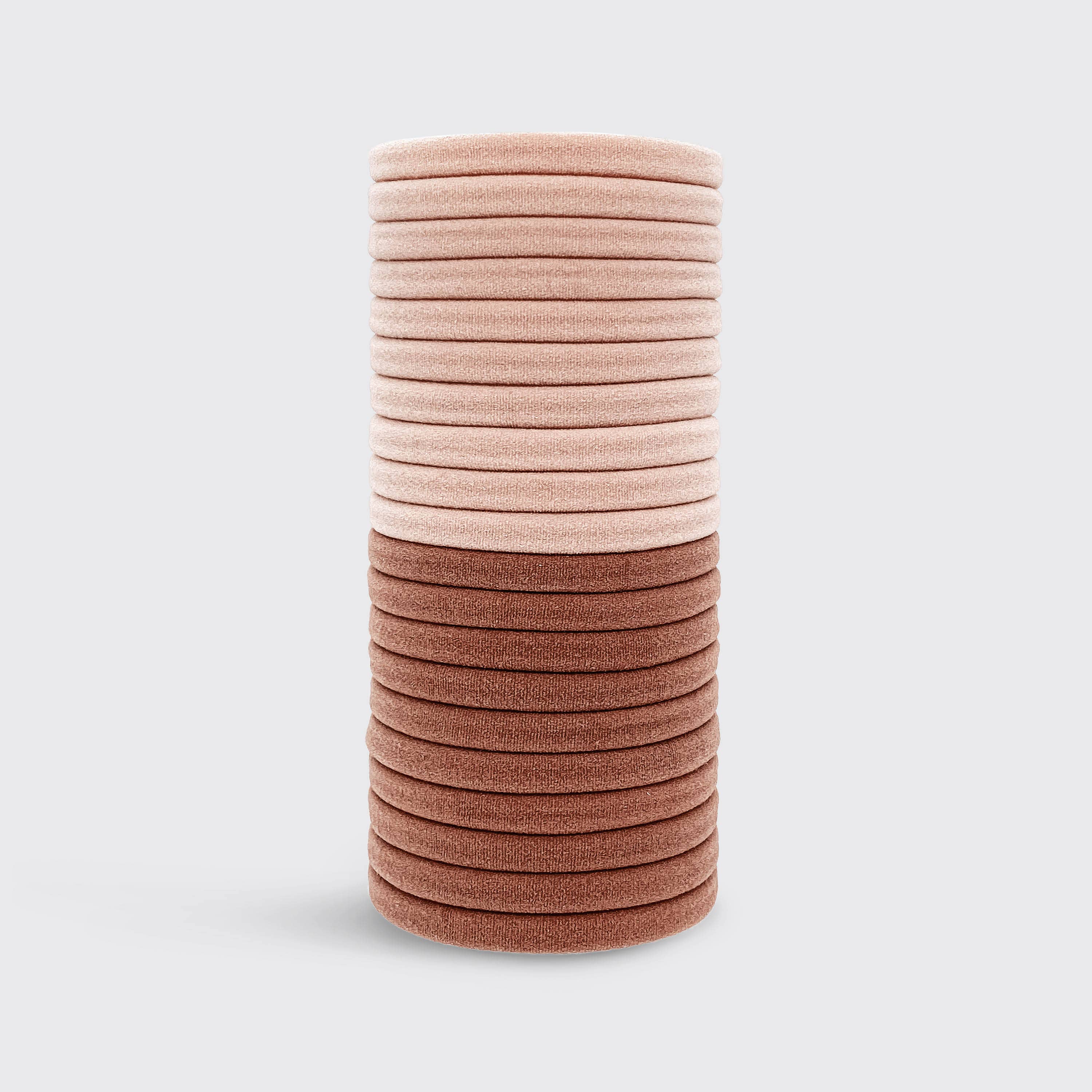 Eco-Friendly Nylon Elastics 20pc set | Blush