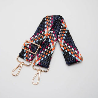Bella Woven Women's Bag Strap | Black