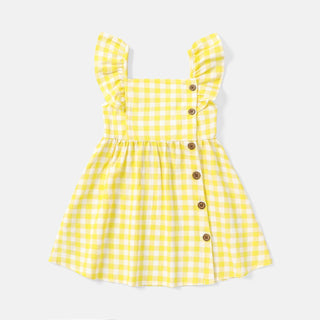 Sunshine Plaid Dress | Toddler