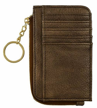 Small But Big Faux Leather Card Holder Wallet | Mauve