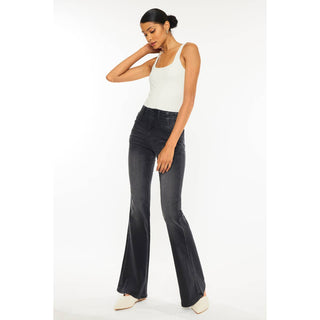 KanCan Ultra High Rise Black Flare Jeans