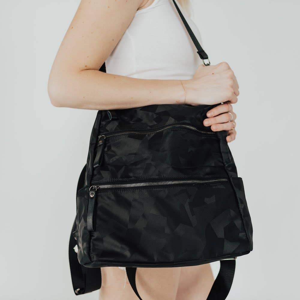 Nori Nylon Backpack | Black
