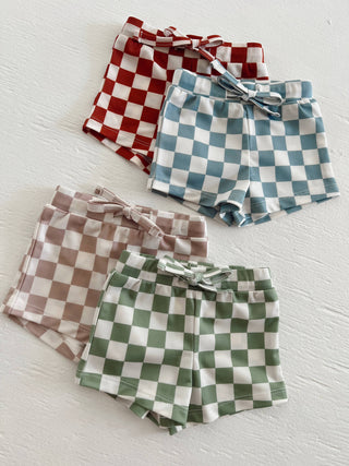 Riviera Swim Short | Checkerboard