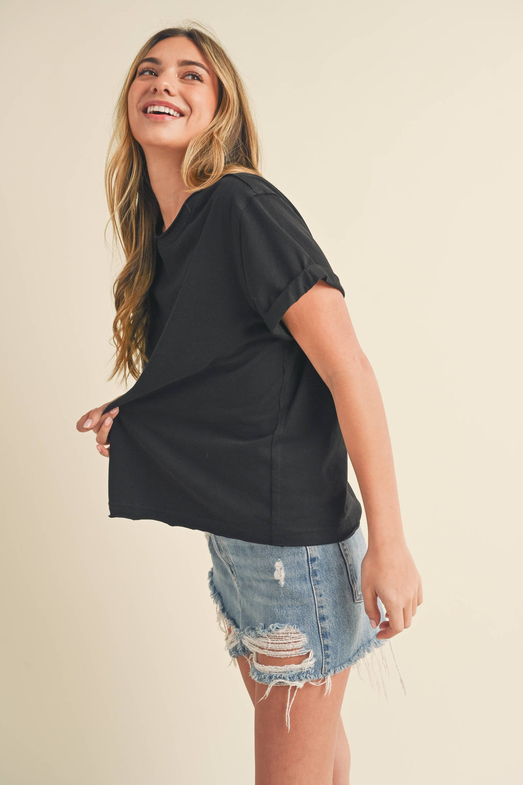 Mali Baby Short Sleeve Tee - Black
