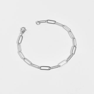 7" Paperclip Chain Bracelet | 18K PVD Stainless Steel
