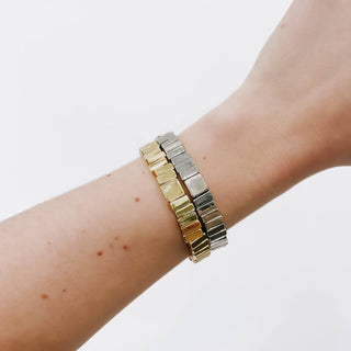 Sophia Stretch Bracelet | Silver