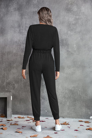 Leslie Longsleeve Basic Jumper | Black