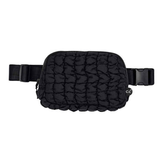 Tina Puffer Quilted Fanny Pack | Rust