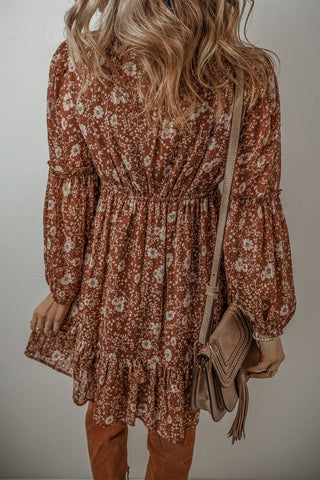 Betsy Boho Floral Mini Dress