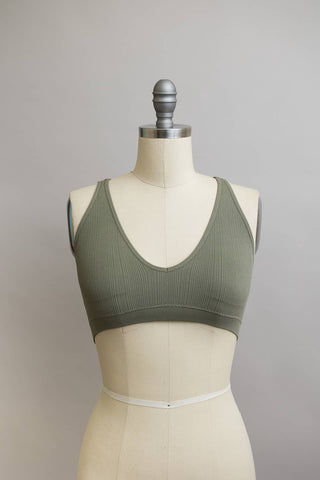 Lace Racerback Bralette | Sage