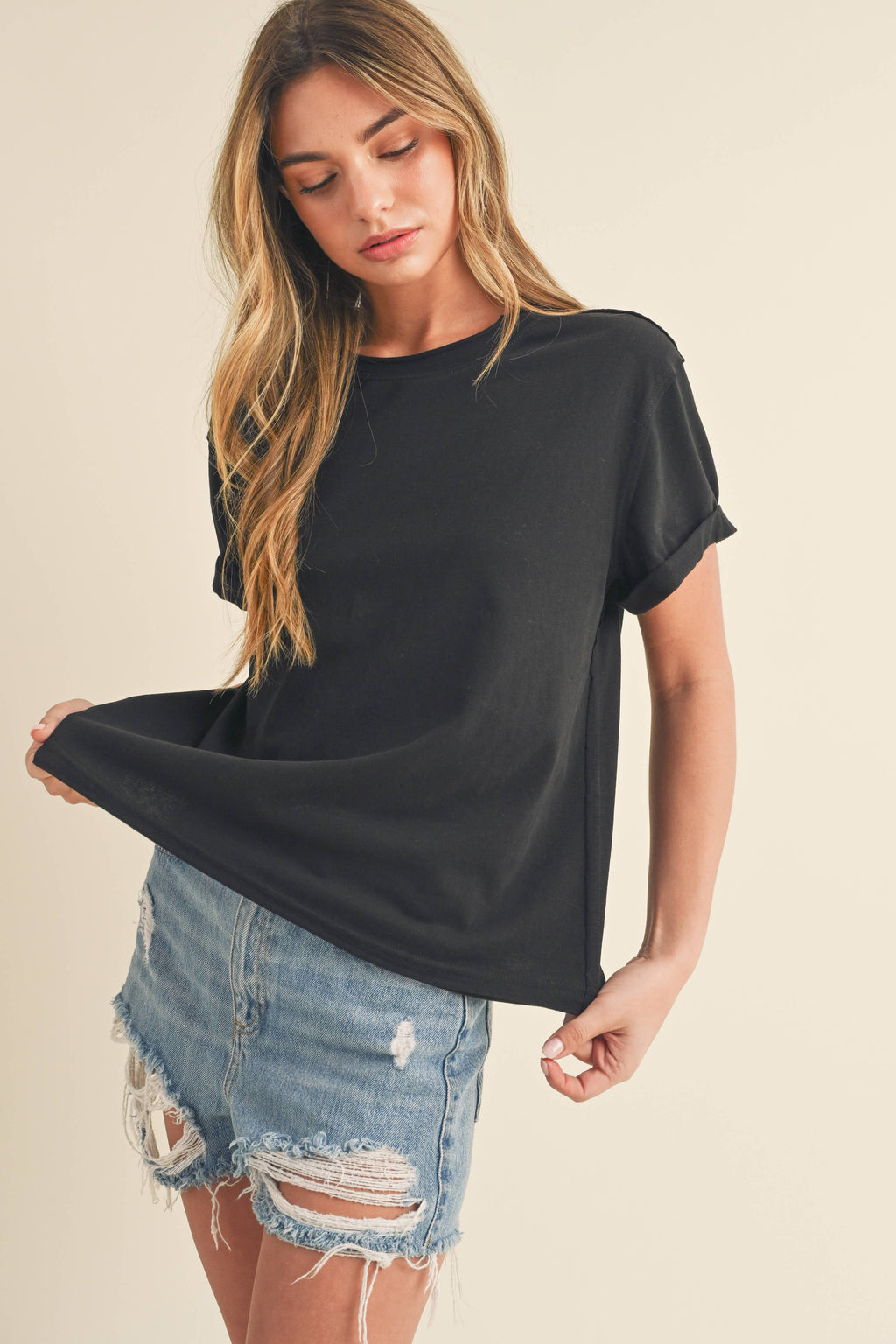 Mali Baby Short Sleeve Tee - Black