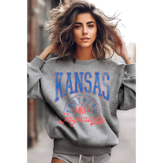 Kansas Hawks Mineral Sweatshirt | Mineral Grey
