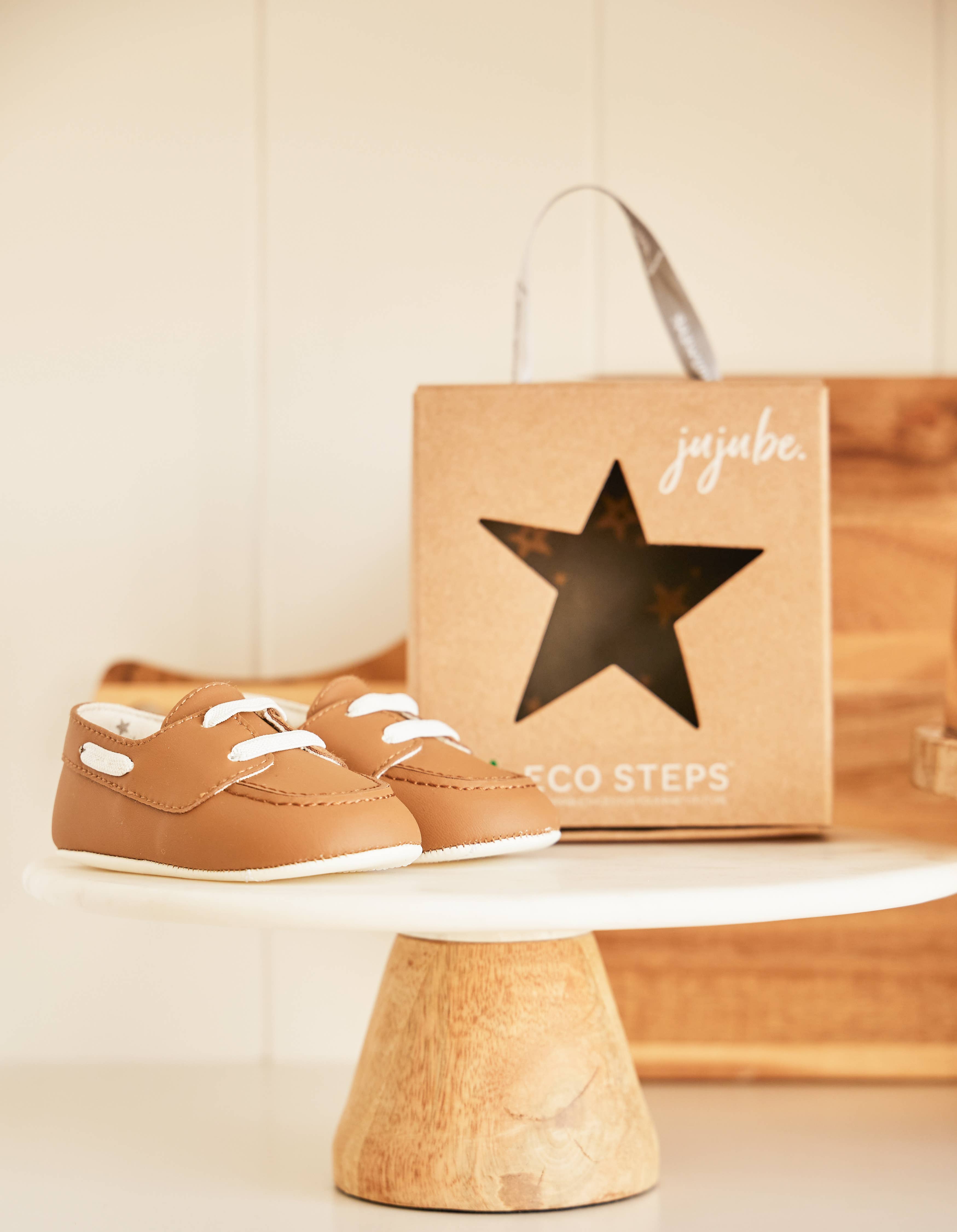 Eco Steps - Boat Shoe Brulee Brown: 6-9