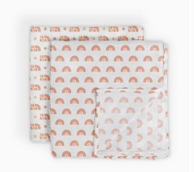 Swaddle Blanket Set | Be Kind Rainbows