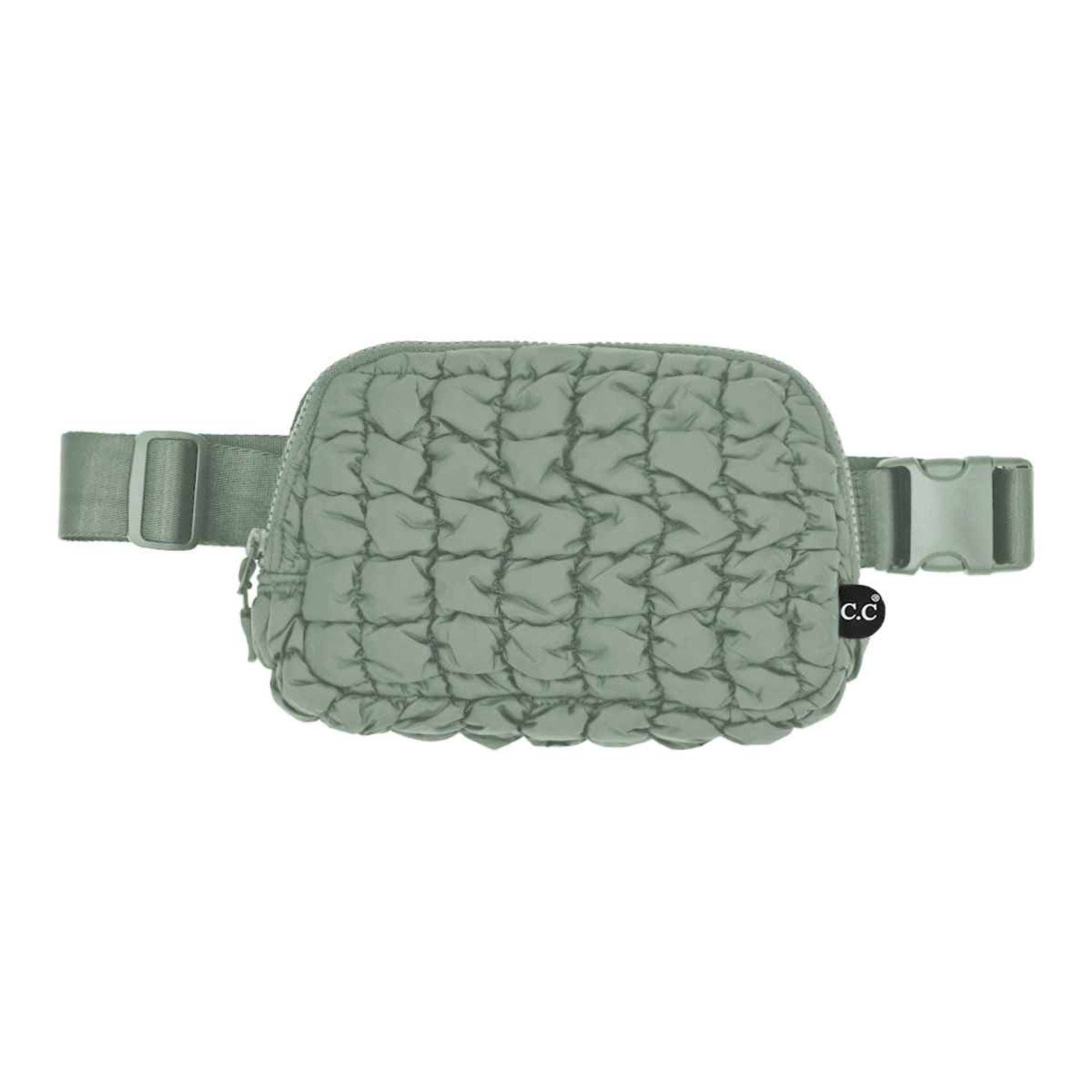 Tina Puffer Quilted Fanny Pack | Lavender