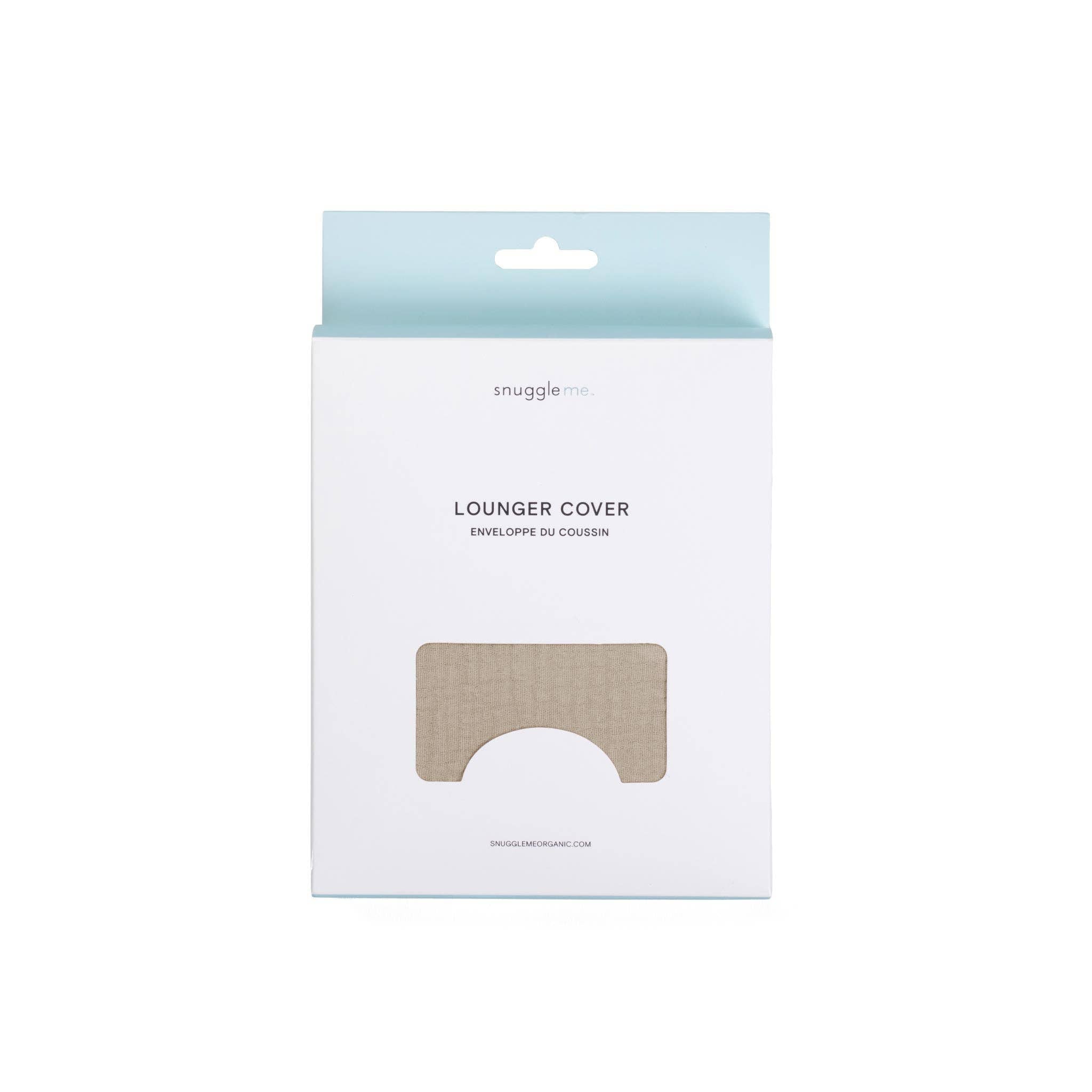 Snuggle Me Lounger Curve Muslin Cover | Birch