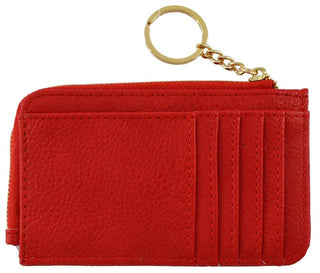 Small But Big Faux Leather Card Holder Wallet | Mauve