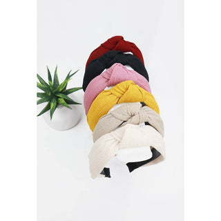 Solid Knotted Headband | Multiple Colors