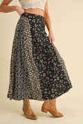 Melanie Skirt | Black Floral