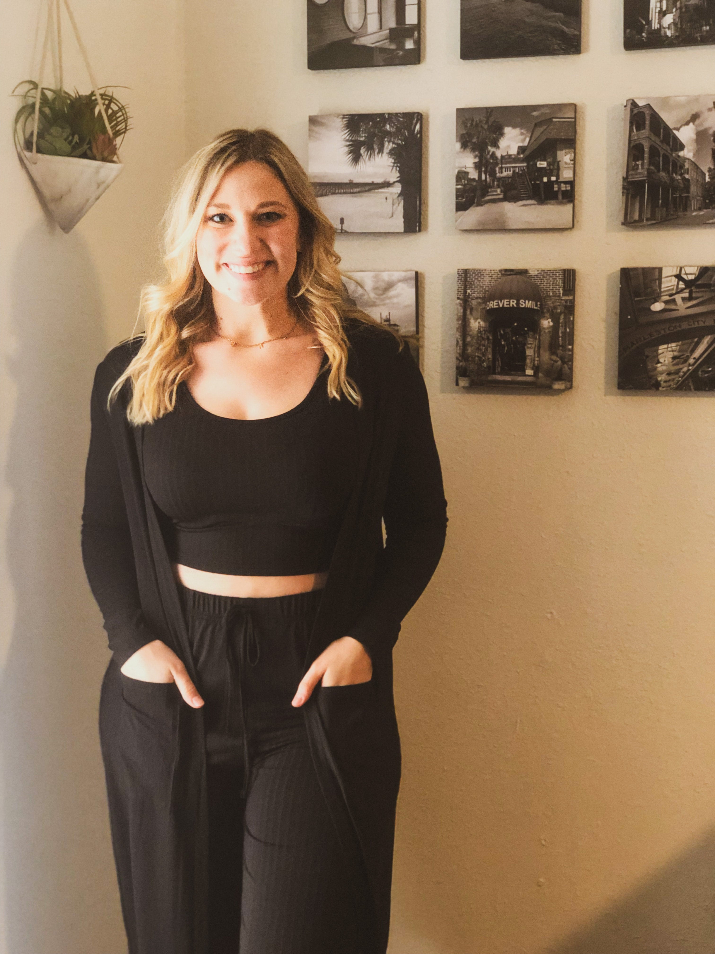 Linden Luxury Lounge Set - Black