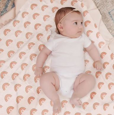 Reversible Baby Blanket | Be Kind Rainbows