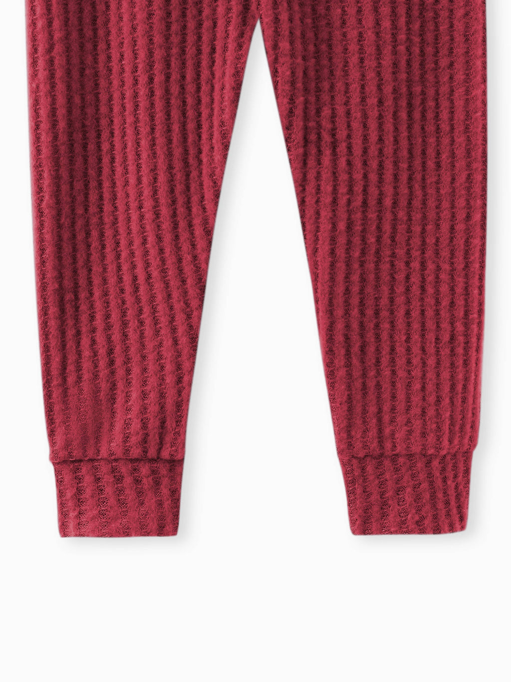 Wally Waffle Knit Set | Rust