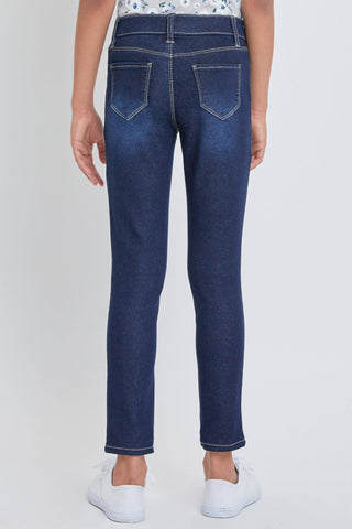 Girls Pull On Skinny Jeans | Dark Wash | Sizes 7-14