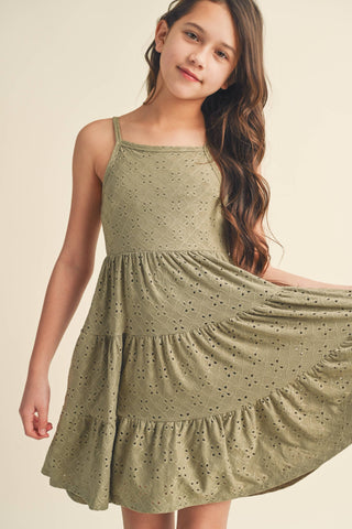 Melanie Tiered Dress | Sage
