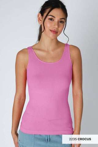 Plain Jersey Tank Top | White