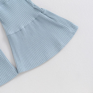 Lena Ribbed Jumpsuit - Blue
